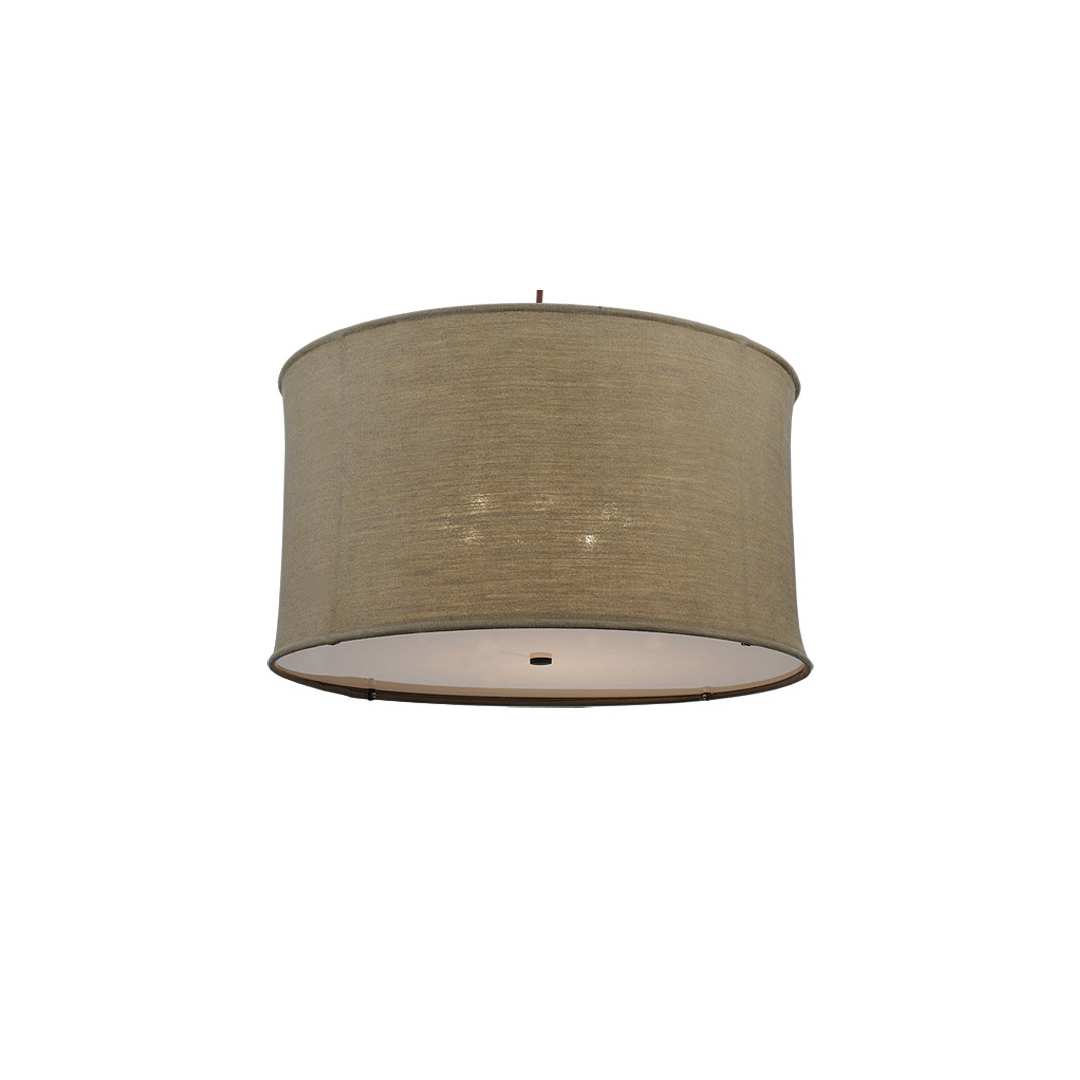 Cilindro Textrene 8 Light 37" Wide Pendant