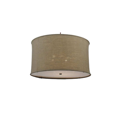 Cilindro Textrene 8 Light 37" Wide Pendant