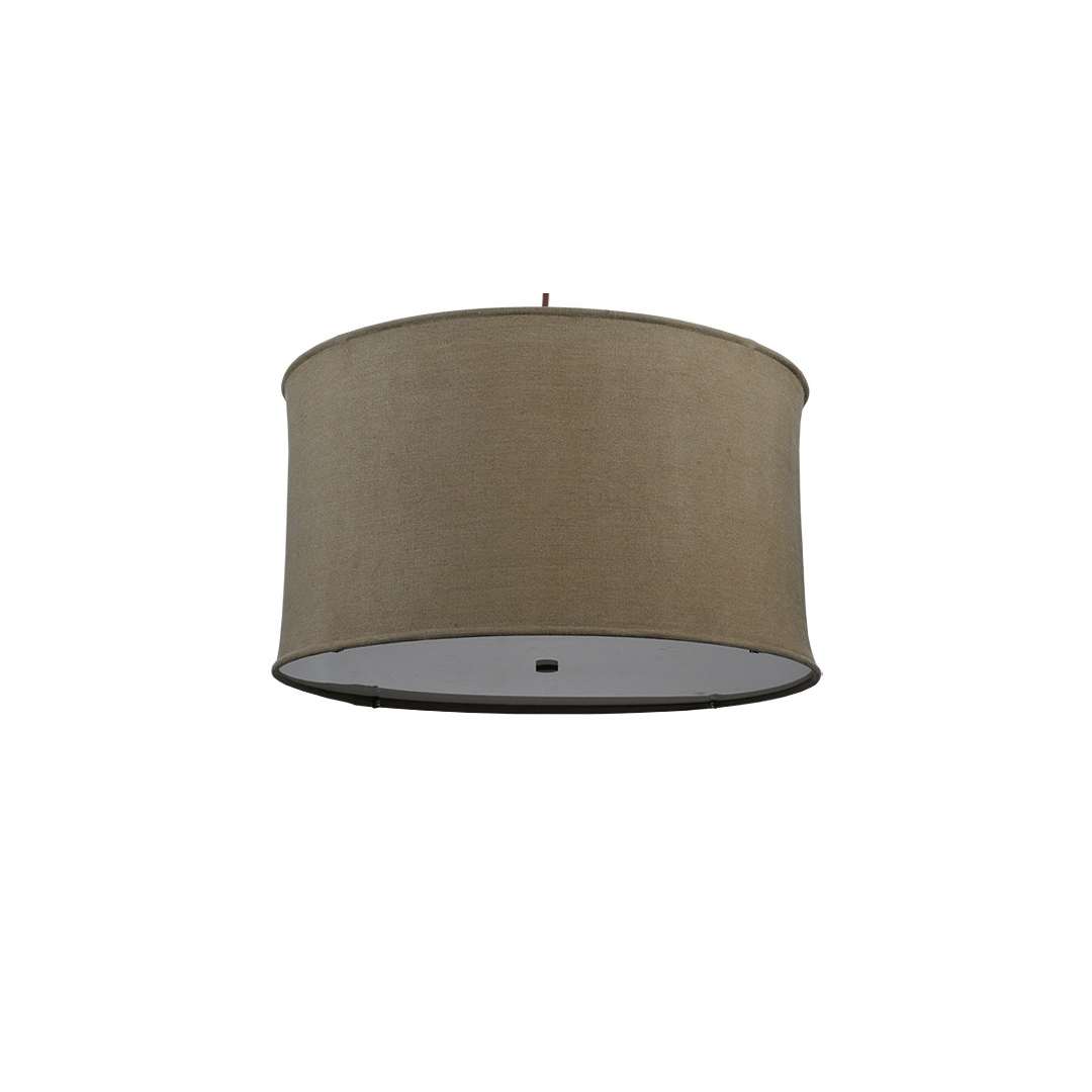 Cilindro Textrene 8 Light 37" Wide Pendant