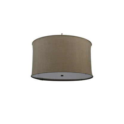 Cilindro Textrene 8 Light 37" Wide Pendant