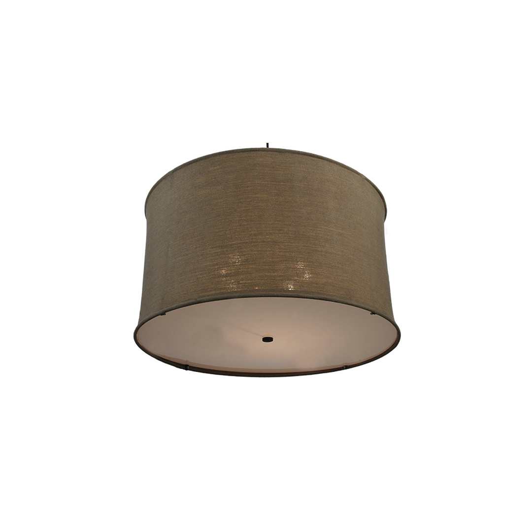Cilindro Textrene 8 Light 37" Wide Pendant