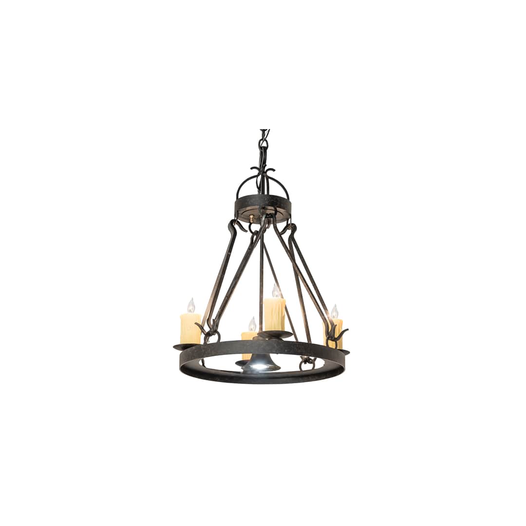 Lakeshore 4 Light 28" Wide Taper Candle Pendant