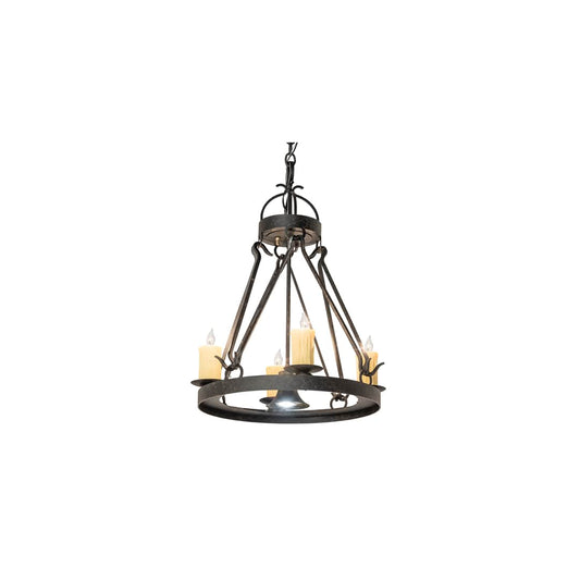 Lakeshore 4 Light 28" Wide Taper Candle Pendant