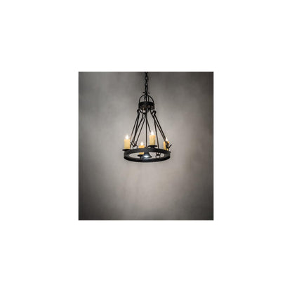 Lakeshore 4 Light 28" Wide Taper Candle Pendant