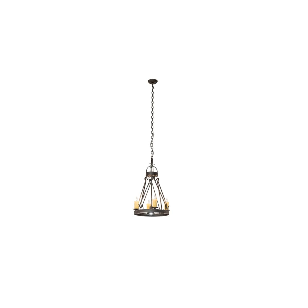 Lakeshore 4 Light 28" Wide Taper Candle Pendant