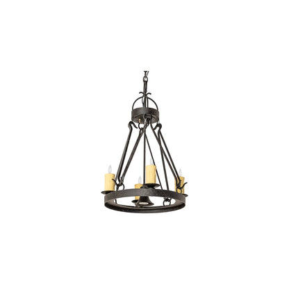Lakeshore 4 Light 28" Wide Taper Candle Pendant