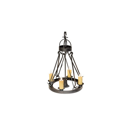 Lakeshore 4 Light 28" Wide Taper Candle Pendant