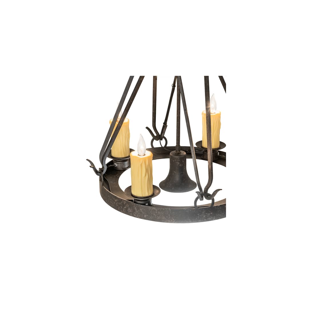Lakeshore 4 Light 28" Wide Taper Candle Pendant