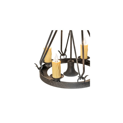 Lakeshore 4 Light 28" Wide Taper Candle Pendant