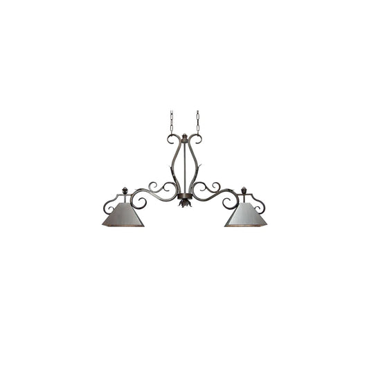 Pedra 2 Light 11" Wide Linear Pendant