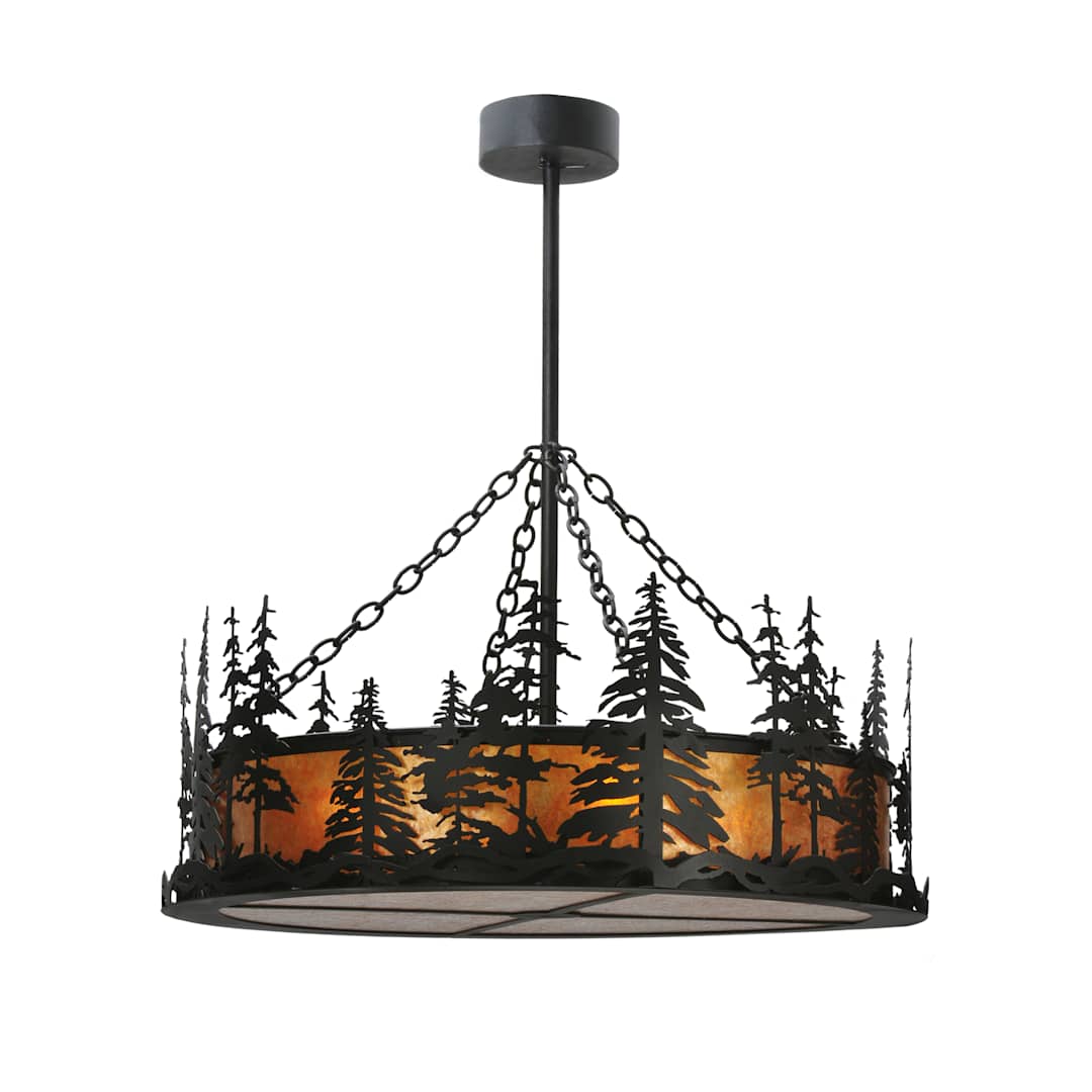 36" W Tall Pines Inverted Pendant