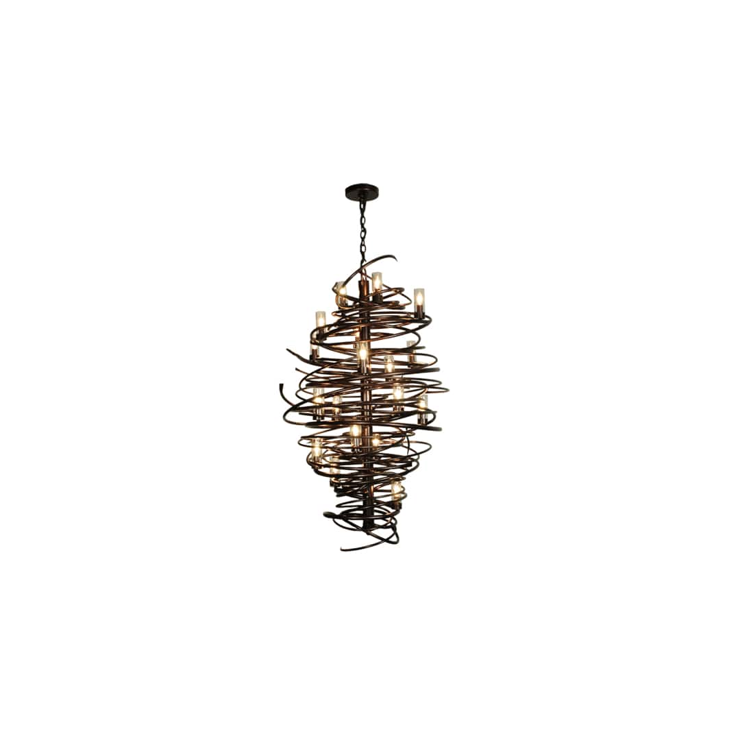 Centric 18 Light 30" Wide Taper Candle Style Chandelier