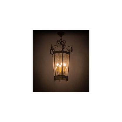 Regency 6 Light 20" Wide Taper Candle Pendant