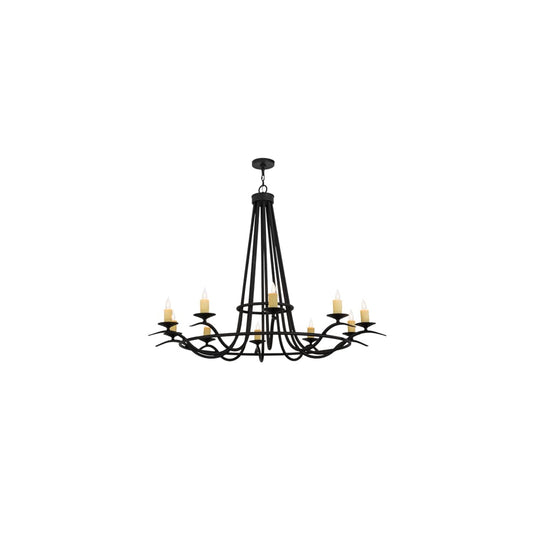 Octavia 10 Light 60" Wide Taper Candle Style Chandelier