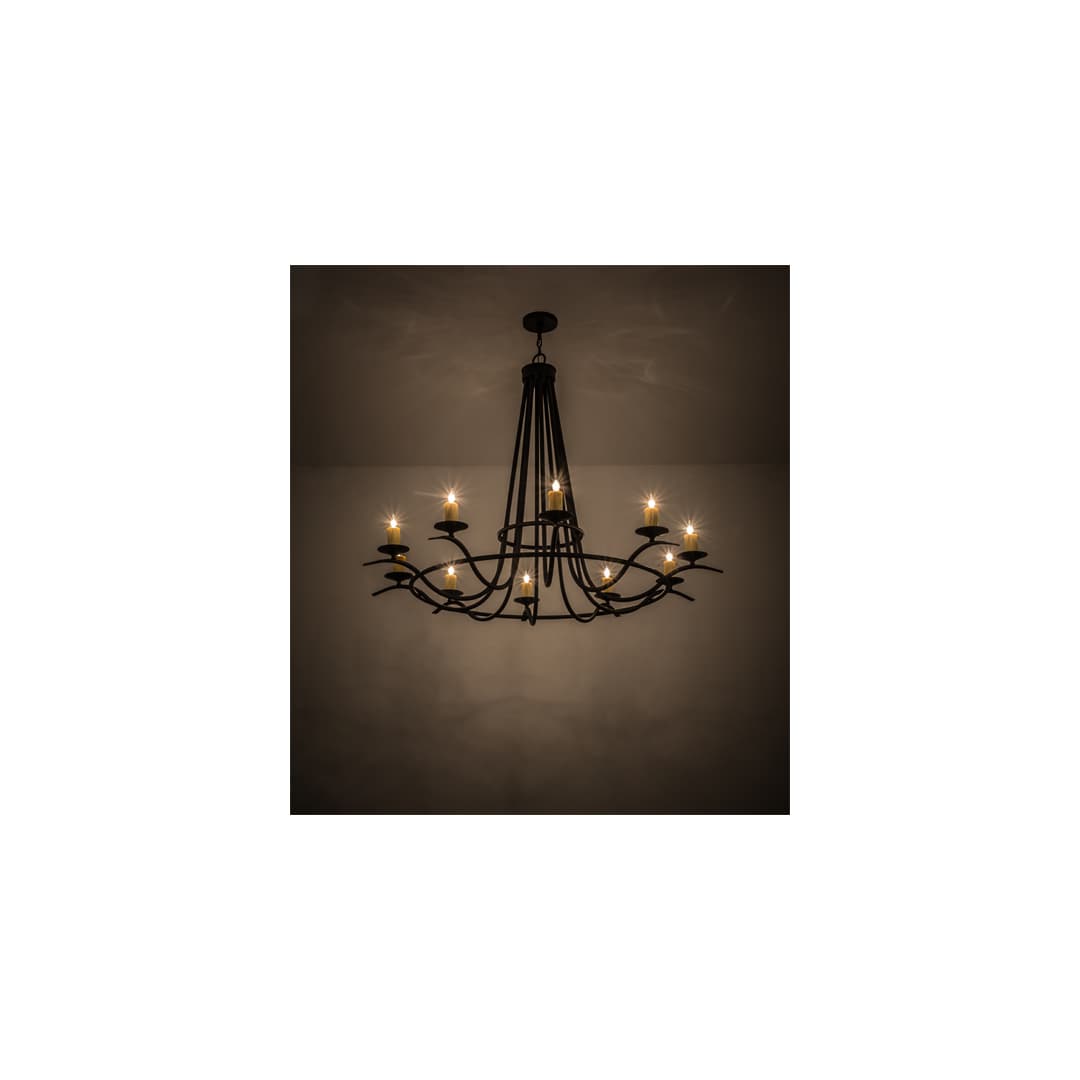 Octavia 10 Light 60" Wide Taper Candle Style Chandelier