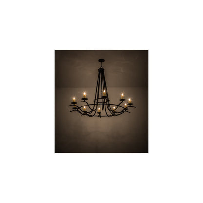 Octavia 10 Light 60" Wide Taper Candle Style Chandelier
