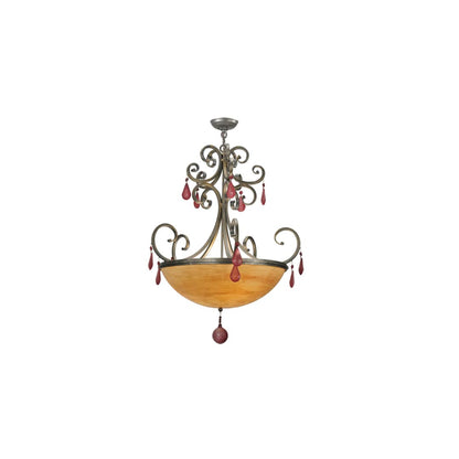 Jeri 4 Light 28" Wide Crystal Pendant