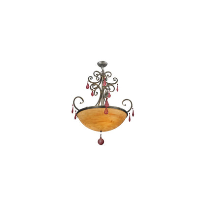 Jeri 4 Light 28" Wide Crystal Pendant
