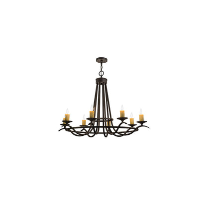 Octavia 8 Light 38" Wide Taper Candle Style Chandelier