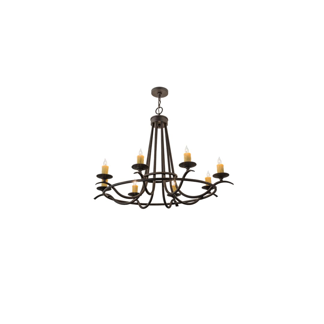 Octavia 8 Light 38" Wide Taper Candle Style Chandelier