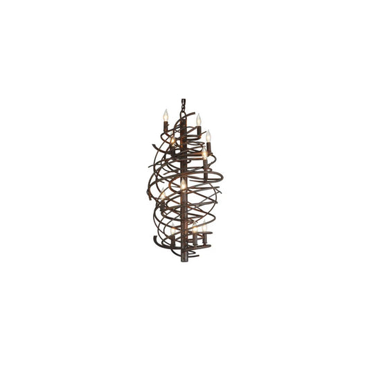 Cyclone 13 Light 24" Wide Taper Candle Style Chandelier