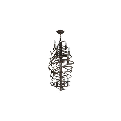 Cyclone 13 Light 24" Wide Taper Candle Style Chandelier