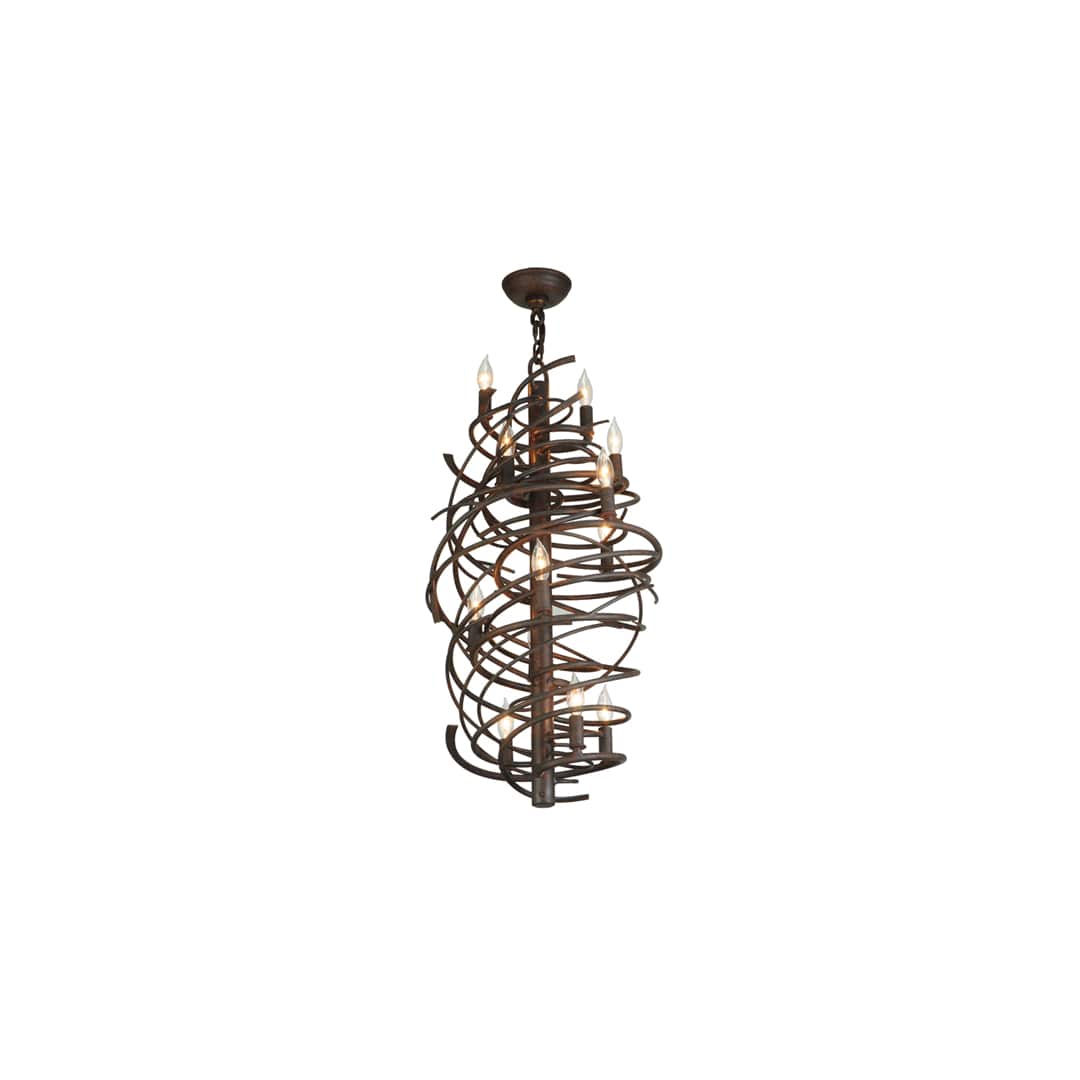 Cyclone 13 Light 24" Wide Taper Candle Style Chandelier