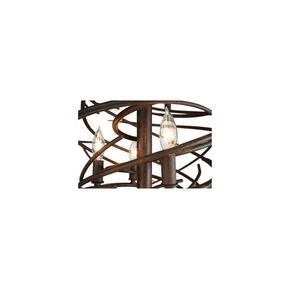 Cyclone 13 Light 24" Wide Taper Candle Style Chandelier