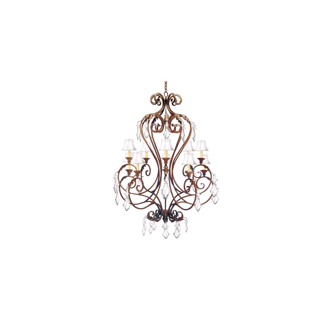 Josephine 10 Light 42" Wide Crystal Chandelier