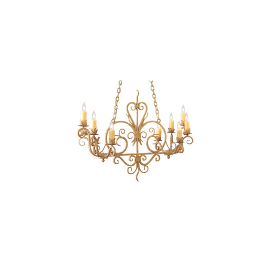 Kimberly 10 Light 17" Wide Taper Candle Style Chandelier