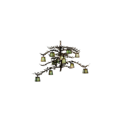 Pine Branch Valley View 12 Light 50" Wide Chandelier