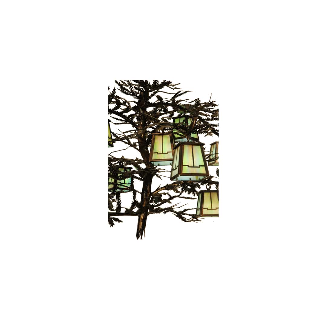 Pine Branch Valley View 12 Light 50" Wide Chandelier
