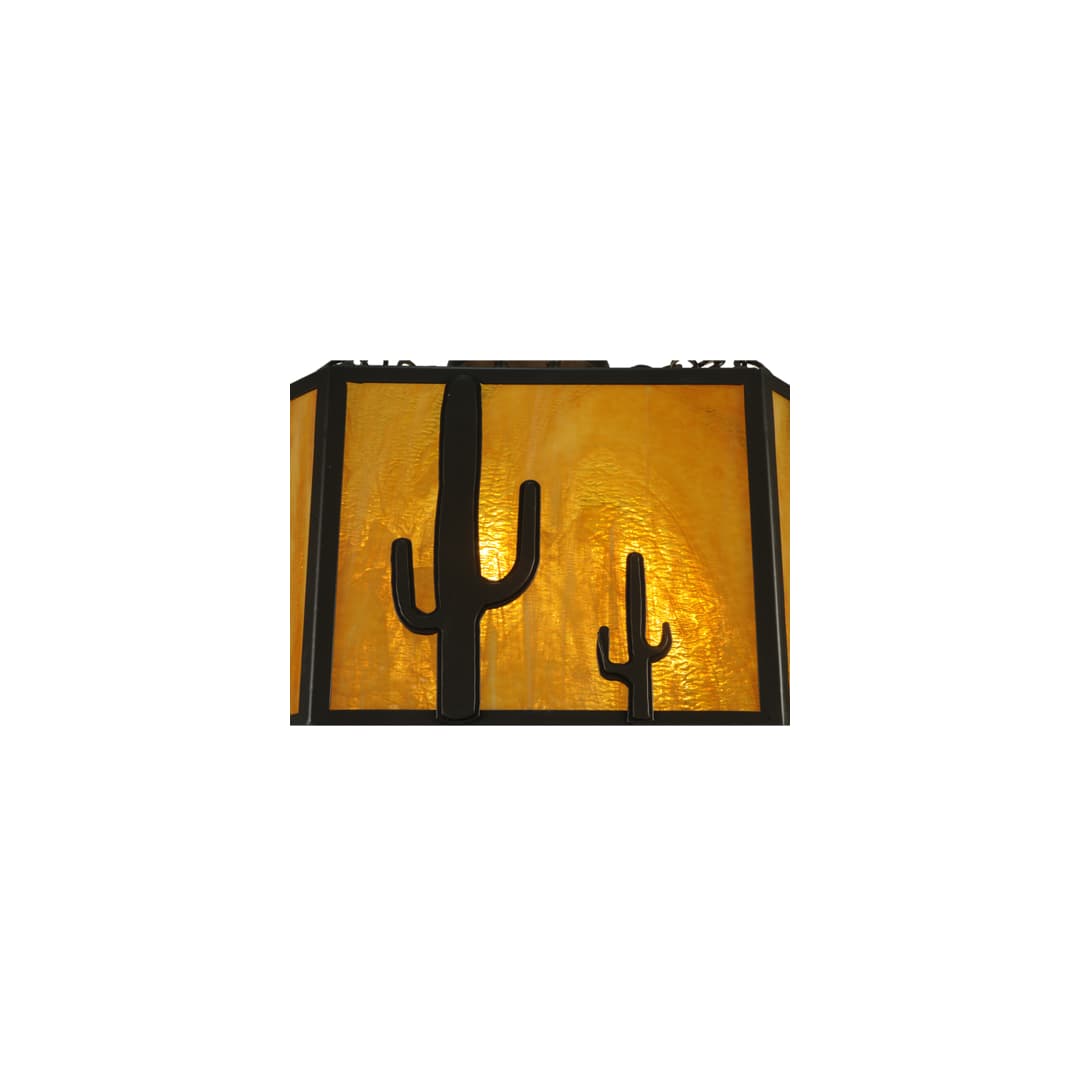 Southwest 8 Light 28" Wide Semi-Flush Drum Ceiling Fixture
