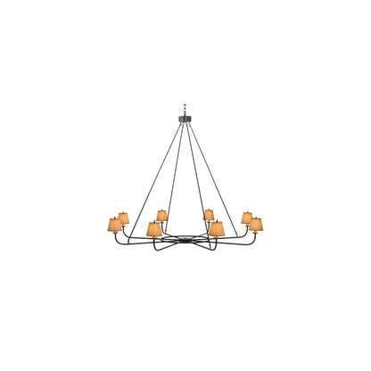 Brach Ring 8 Light 62" Wide Chandelier