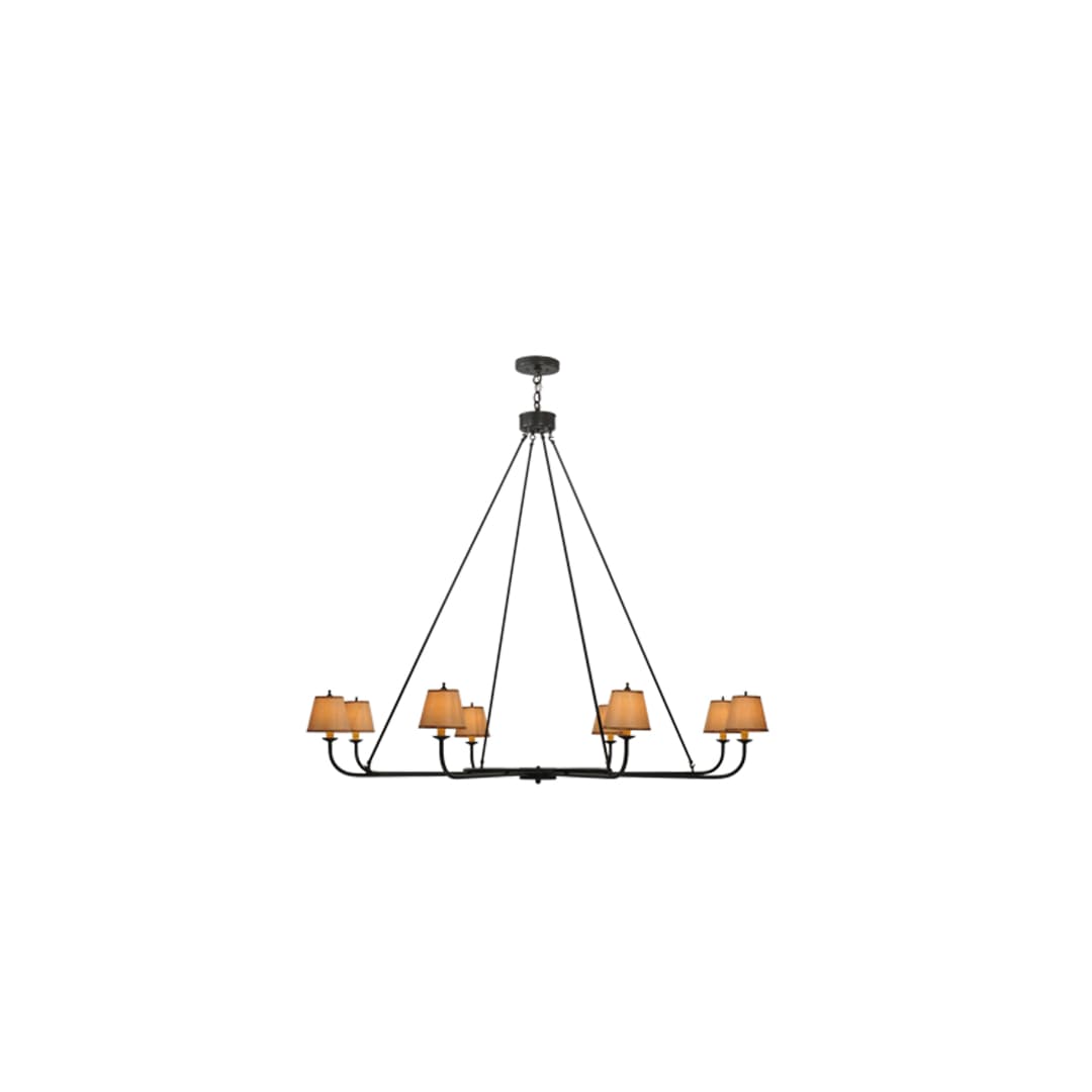 Brach Ring 8 Light 62" Wide Chandelier