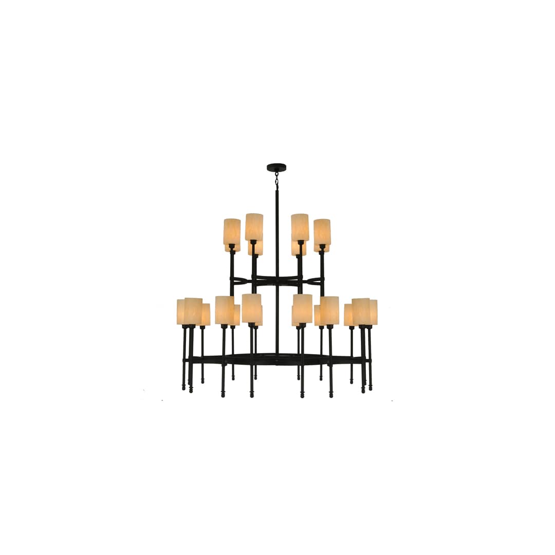 Fantasy 24 Light 60" Wide Pillar Candle Style Chandelier