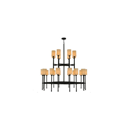 Fantasy 24 Light 60" Wide Pillar Candle Style Chandelier