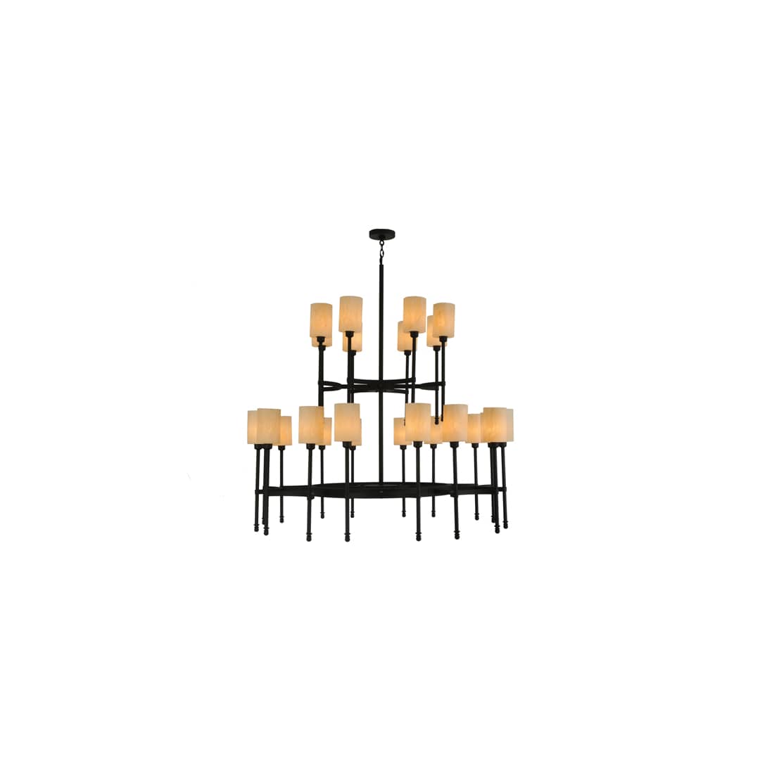 Fantasy 24 Light 60" Wide Pillar Candle Style Chandelier