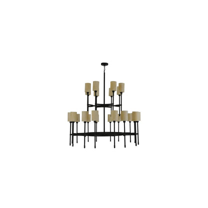 Fantasy 24 Light 60" Wide Pillar Candle Style Chandelier