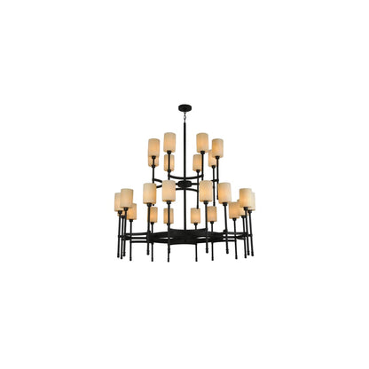 Fantasy 24 Light 60" Wide Pillar Candle Style Chandelier