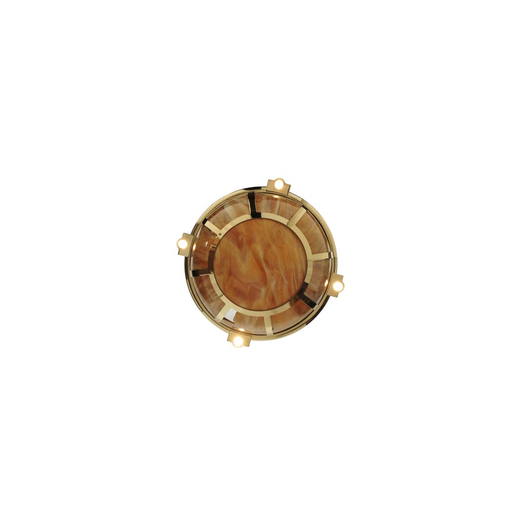 Auburn 33" Wide Semi-Flush Bowl Ceiling Fixture