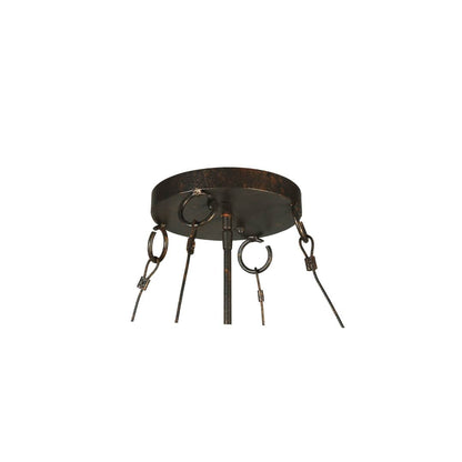 Flowing Cross 6 Light 48" Wide Pendant