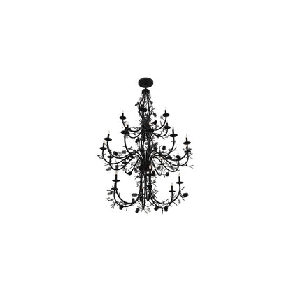 Pinecone 24 Light 60" Wide Taper Candle Style Chandelier