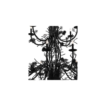 Pinecone 24 Light 60" Wide Taper Candle Style Chandelier