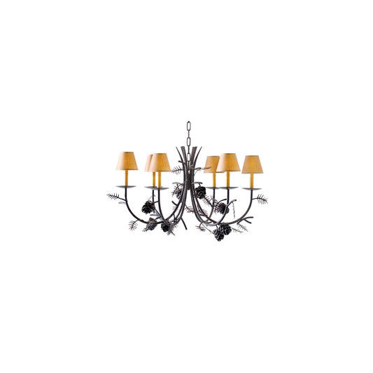 Pinecone 8 Light 42" Wide Chandelier