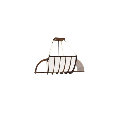 Nalda 4 Light 48" Wide Abstract Pendant