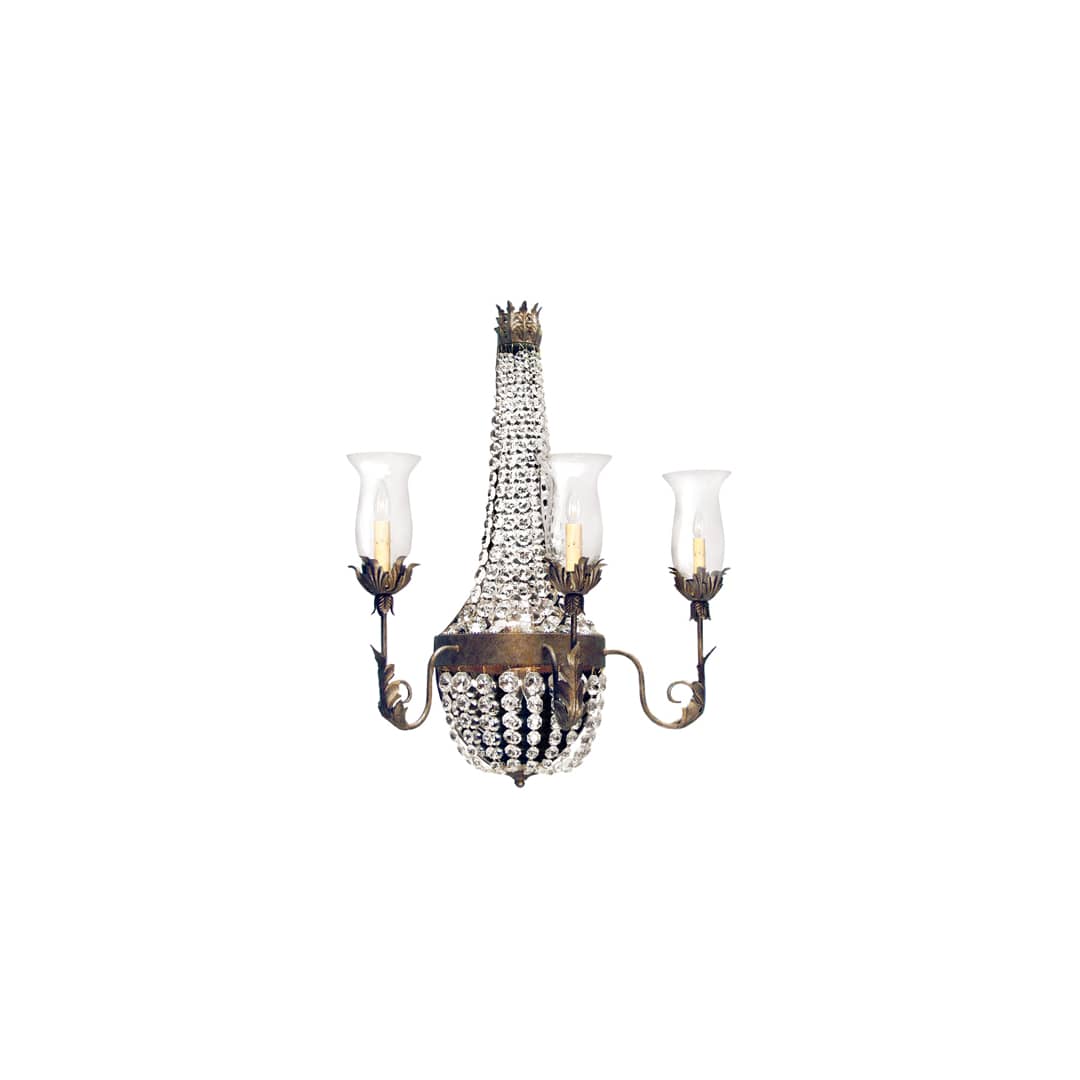 Crista 3 Light 34" Tall Wall Sconce