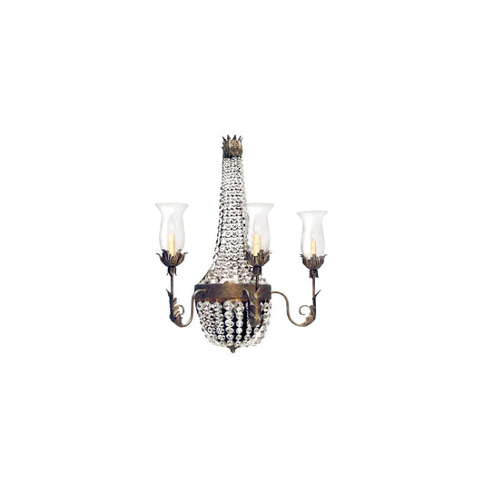 Crista 3 Light 34" Tall Wall Sconce