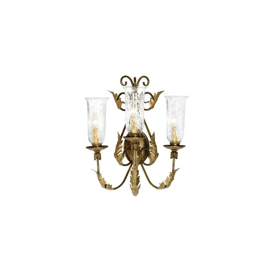 French 3 Light 22" Tall Wall Sconce