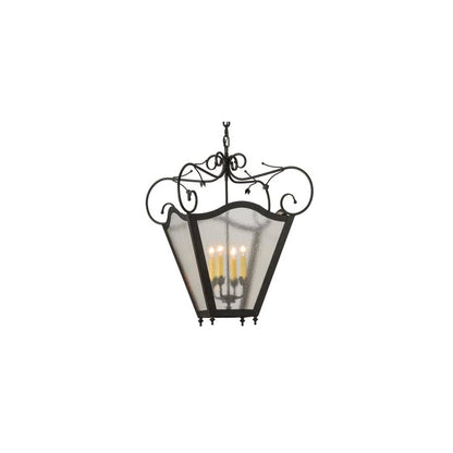 Terena 4 Light 29" Wide Taper Candle Pendant